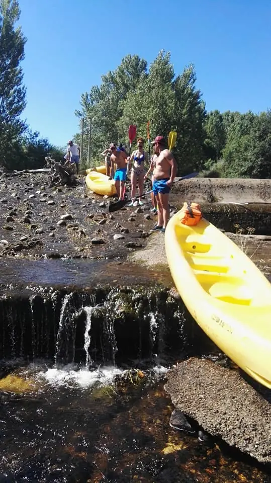Panorámica larga del río Tera